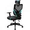 Cadeira Ergonomic Yama1 Preta/Cyan THUNDERX3 - Image 2