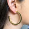 Brinco Argola Grande Clássica Folheado em Ouro 18k - Image 2
