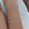 Pulseira Cordão Baiano 2.0 Folheado Em Ouro 18k - Image 2