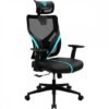 Cadeira Ergonomic Yama1 Preta/Cyan THUNDERX3 - Image 3