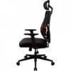 Cadeira Ergonomica Yama1 Preta/Vermelha THUNDERX3 - Image 4