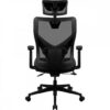 Cadeira Ergonomic Yama1 Preta/Cyan THUNDERX3 - Image 7