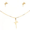 Conjunto da Fé Folheado em Ouro 18k