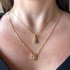 Colar Nossa Senhora Aparecida Folheado em Ouro 18k - Image 3