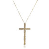 Colar com Cruz Folheado em Ouro 18k