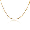 Colar Cordão Baiano 2.5 Folheado Em Ouro 18k
