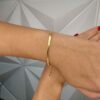 Pulseira Fita Folheado Em Ouro 18k - Image 2