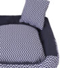 Cama Pet Cachorro Ou Gato Chevron Azul Tam: G - Image 2