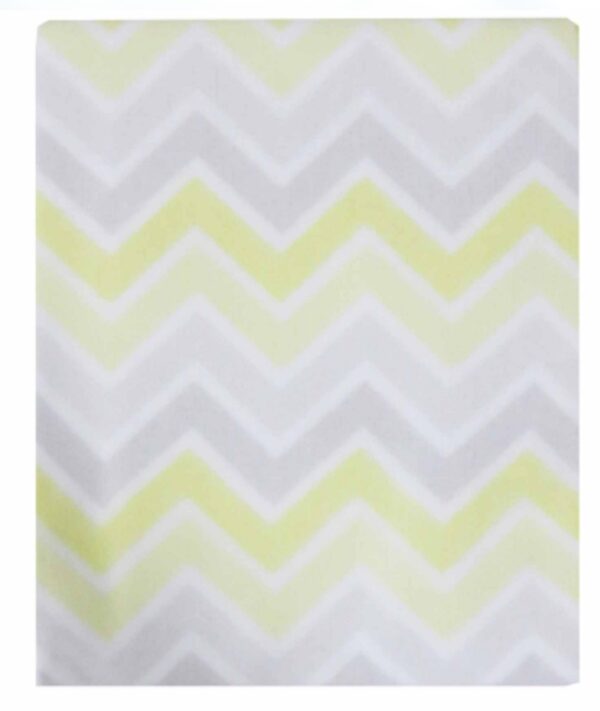 Cobertor Estampado Chevron Loupiot Classic - Amarelo