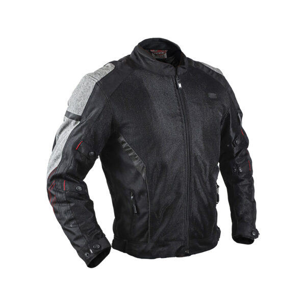 Jaqueta Texx Saga Four Season V2 Masculina Preta E Cinza 3xl