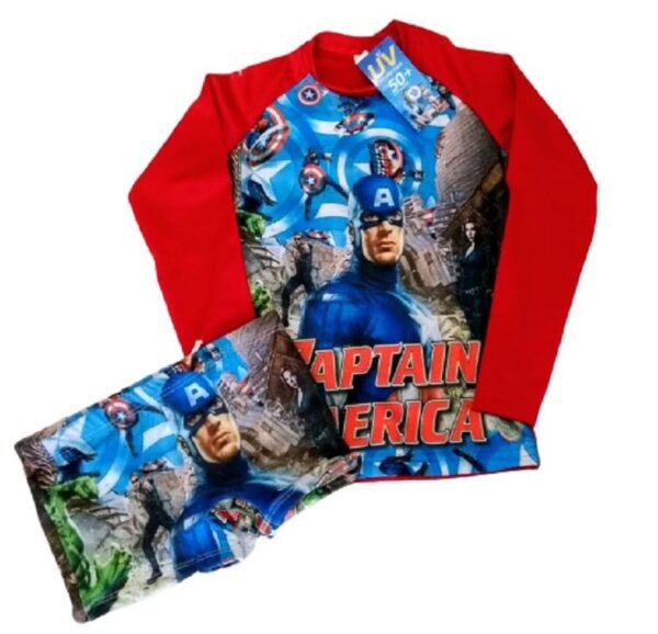 Kit Sunga de Praia + Blusa de Proteção Personagens - Image 4
