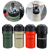 Garrafa Térmica Copo Inox 500ml Canudo Alça Cor: Preto