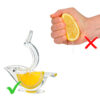 Espremedor Limão Manual AcrílicoLaranja Gourmet Transparente