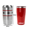 Espremedor Amassador Cortador de Frutas Verduras Aço Inox - Image 3