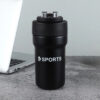 Garrafa Térmica Copo Inox 500ml Canudo Alça Cor: Preto - Image 8