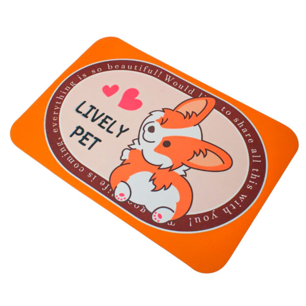 Tapete Secagem Rapida  Retangular Estampado:Raposa Laranja - Image 2