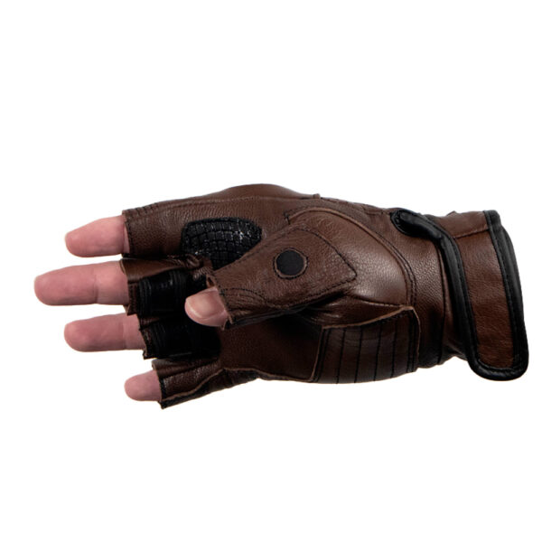 Luvas Texx Liberty Meio Dedo Marrom     Xs - Image 3