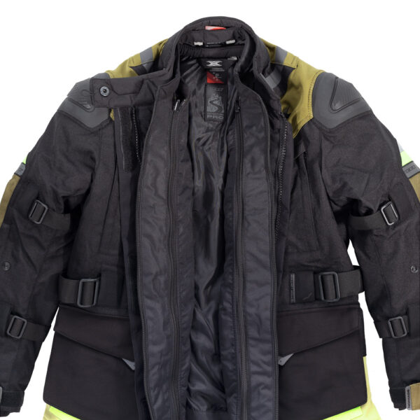 Jaqueta Texx Nomade Ld Fem Pret Verd Xxxxl 4xl - Image 5