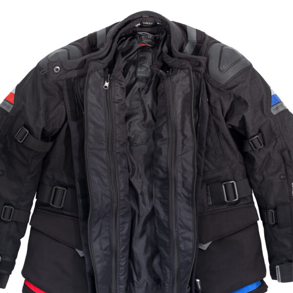 Jaqueta Texx Nomade Ld Fem Pret Azul Verm Xl - Image 6
