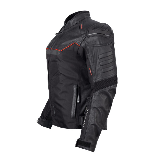 Jaqueta Texx Falcon V2 Fem Ld Pret Verm Xxl 2xl - Image 3