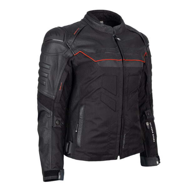 Jaqueta Texx Falcon V2 Fem Ld Pret Verm Xxxl 3xl