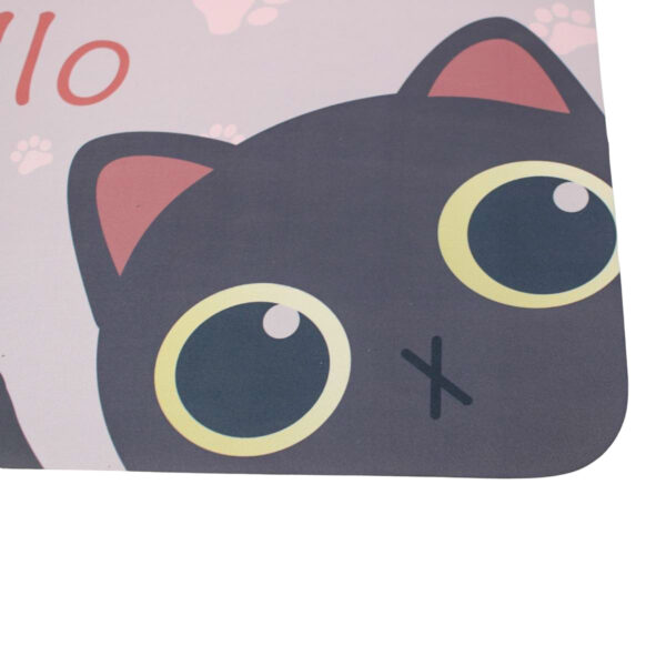 Tapete Secagem Rapida Retangular Estampado :Gato - Image 2