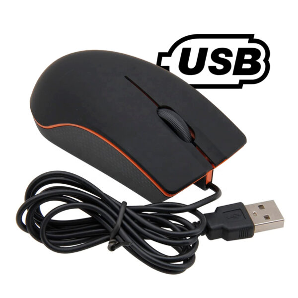 Mouse Óptico Básico Com Fio Usb Lehmox LEY-1512 Cor:Preto - Image 2