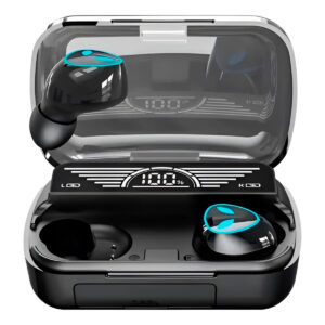 Fone Bluetooth Intra Auricular TWS Touch Redução Ruído Preto