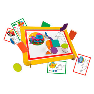 Brinquedo Educativo Jogo Formas Magnéticas Infantil