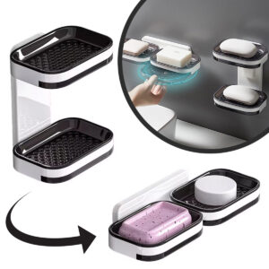 Saboneteira Parede Dupla com adesivo