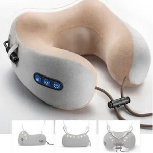 Travesseiro Almofada Massagem Pescoço Alivia Tensão - Saude