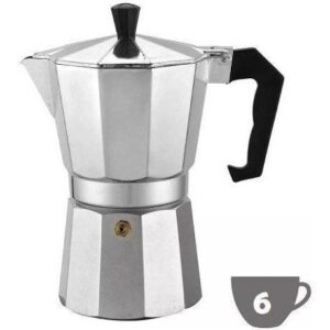 Cafeteira Italiana Em Aluminio Para 6 Xicaras - Qualidade