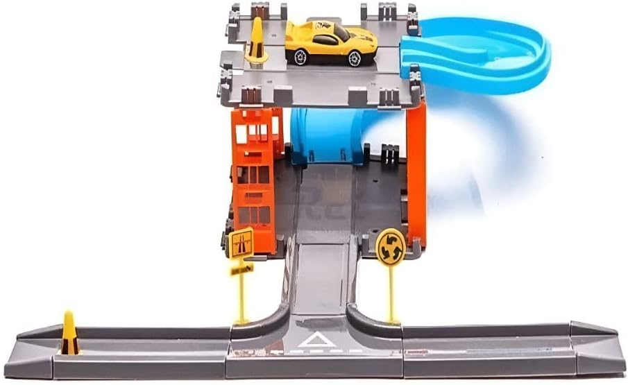 Radical Racing Pista de Carros com Rampa Radical, Circuito Infantil com Curvas e Obstáculos, Brinquedo Educativo para Crianças com Carro Incluso - Imagem 9