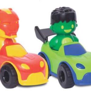 Mercotoys Kit Carrinhos Baby Heróis Esquadrão com 4 Personagens