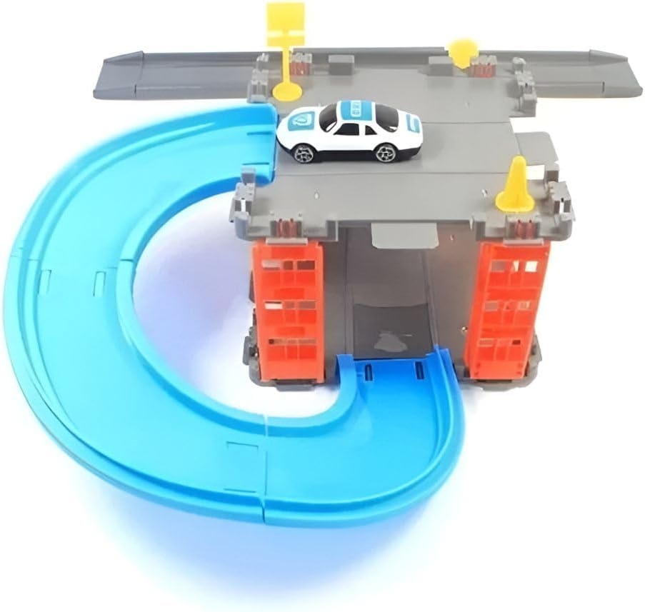 Radical Racing Pista de Carros com Rampa Radical, Circuito Infantil com Curvas e Obstáculos, Brinquedo Educativo para Crianças com Carro Incluso - Imagem 7