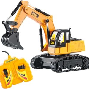 Carrinho de Controle com Fio Escavadeira 25,5cm, DM Toys