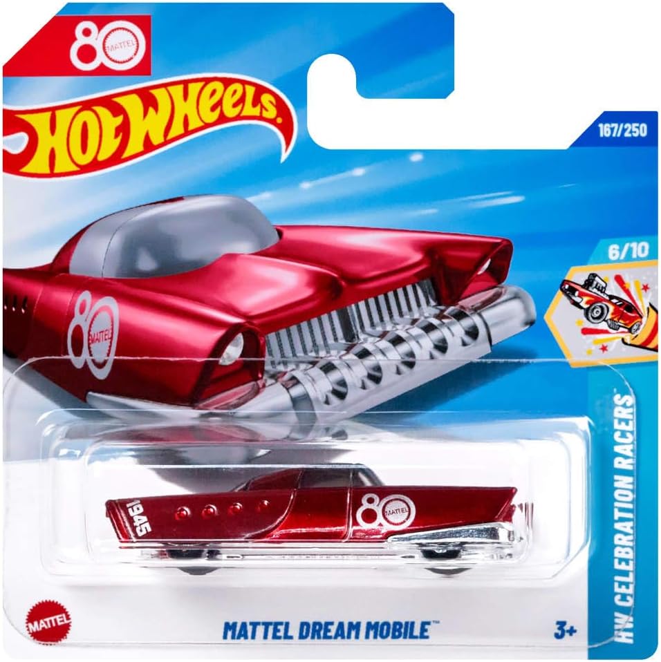 Hot Wheels Diecast Veículo de Brinquedo Carrinho Mattel 80 Aniversário para crianças a partir de 3 anos - Imagem 2