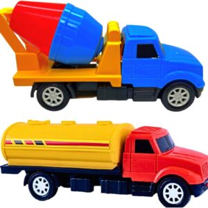 Carrinhos Brinquedo Caminhão Betoneira Caminhão Tanque Infantil Diverplas