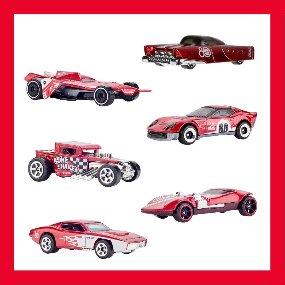 Hot Wheels Diecast Veículo de Brinquedo Carrinho Mattel 80 Aniversário para crianças a partir de 3 anos - Imagem 6
