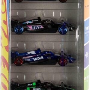 Hot Wheels Diecast Veículo de Brinquedo Racing Pacote 5 carros para crianças a partir de 3 anos
