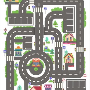 Pista De Corrida Carrinho Cidade Brincadeira Infantil