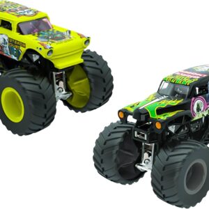 CARRINHO FURIOUS MACHINE BLISTER C/02 MONSTER TRUCK + GRAVE DIGGER FM010