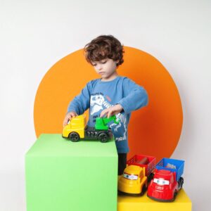 GGB Plast Caminhão Deko Guincho I Amarelo e Verde