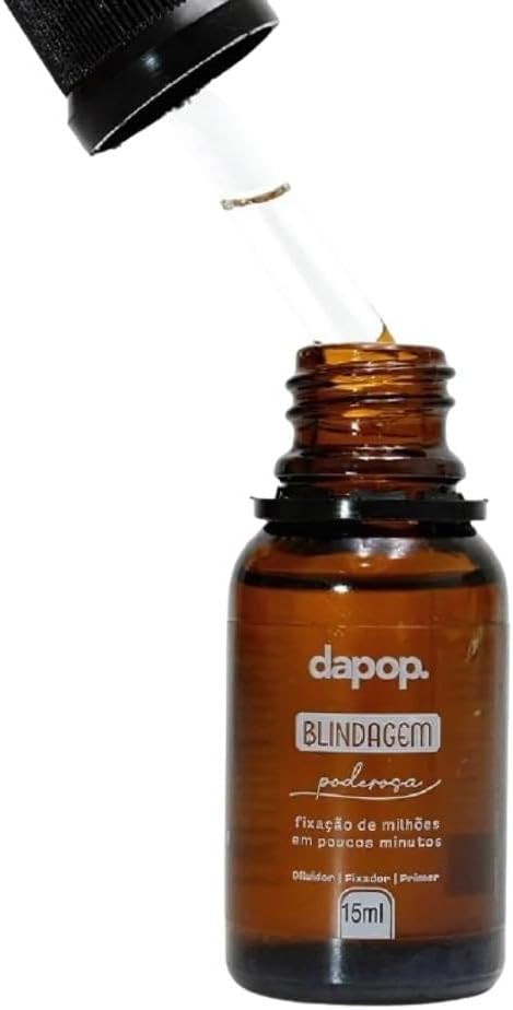Fixador de Maquiagem Blindagem Poderosa Dapop 15ml - Longa Duração, Anti-transferência, Primer e Selador - Imagem 3