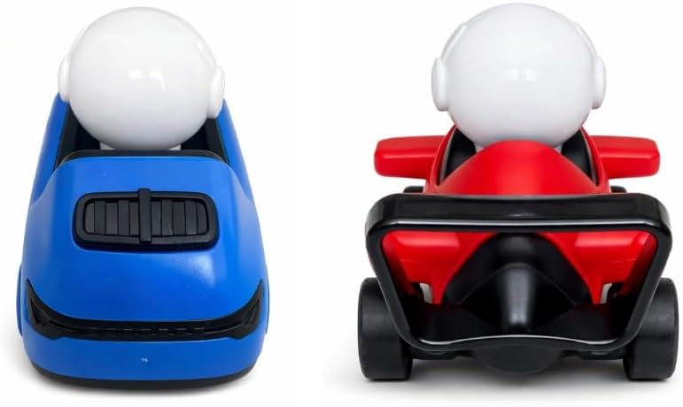 Carrinhos de Brinquedo com Astronautas, Movimento por Fricção, Sem Pilhas, 4 Cores (Vermelho, Amarelo, Verde, Azul) (Vermelho e Amarelo) - Imagem 4