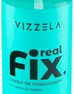 Fixador De Maquiagem Real Fix Spray Longa Duração Acabamento Natural Vegano Original 150ml Vizzela