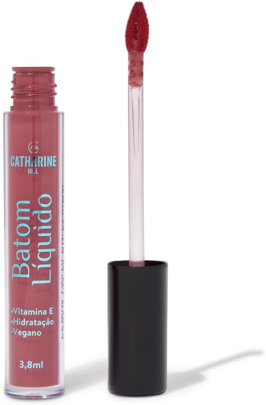 Catharine Hill Batom Líquido Matte 1014/23 Hemera 4,5g Alta Fixação Durabilidade Acabamento Matte Silicone Vitamina E Pigmentação
