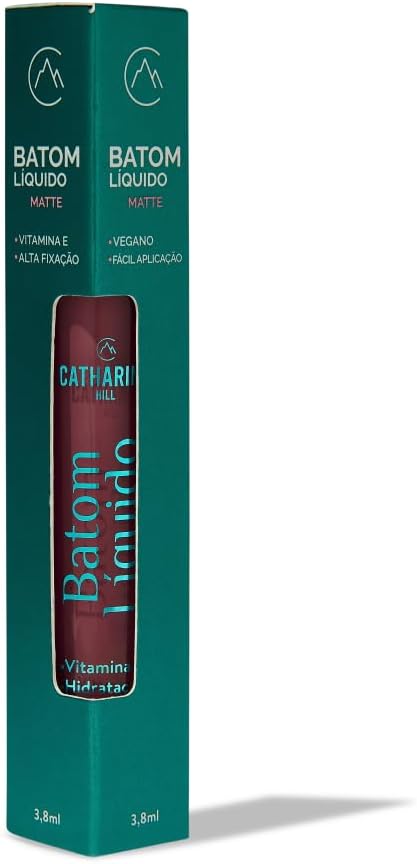 Catharine Hill Batom Líquido Matte 1014/23 Hemera 4,5g Alta Fixação Durabilidade Acabamento Matte Silicone Vitamina E Pigmentação - Imagem 5