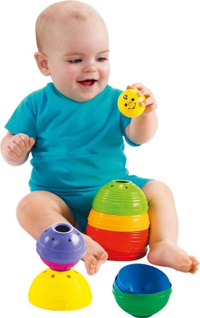 Fisher-Price Brinquedo para Bebês Potinhos Empilhar & Rolar para crianças a partir de 6 meses - Imagem 3