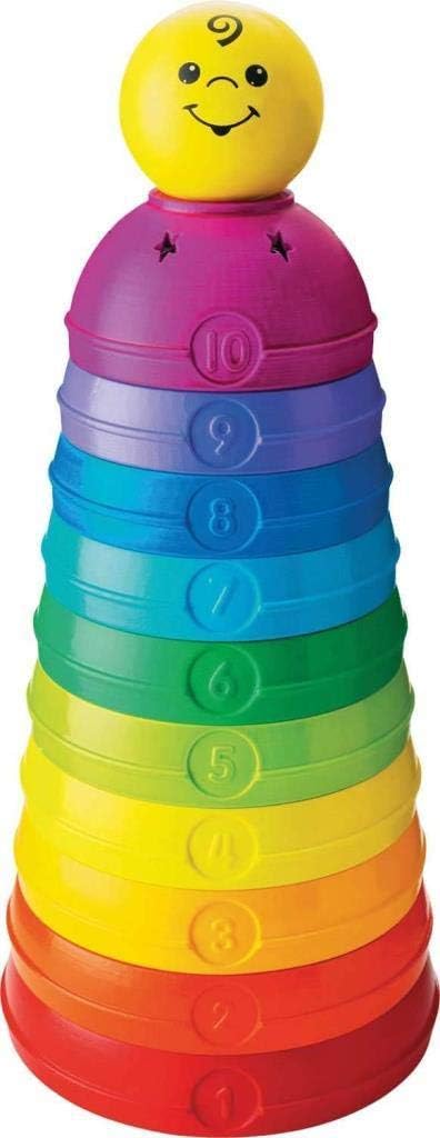 Fisher-Price Brinquedo para Bebês Potinhos Empilhar & Rolar para crianças a partir de 6 meses - Imagem 2